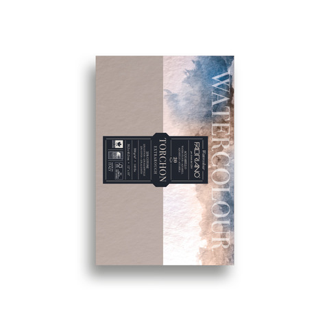 Carta per acquerello Fabriano Watercolor 300 g grana rotonda – 30,5×45,5 cm – 20 fogli – 19100277