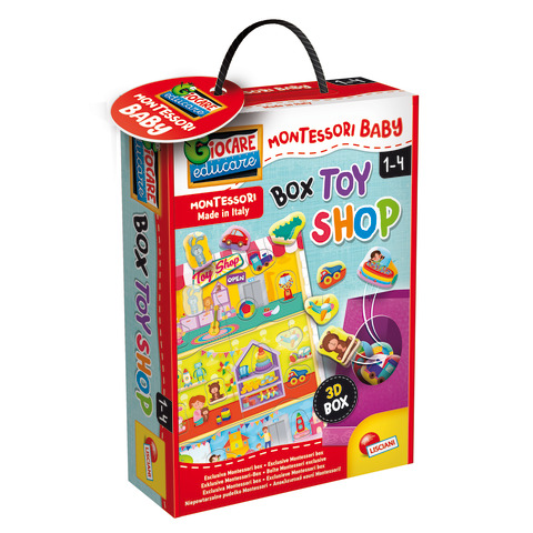 Gioco in scatola Lisciani metodo Montessori Baby Box Toy Shop – 92734
