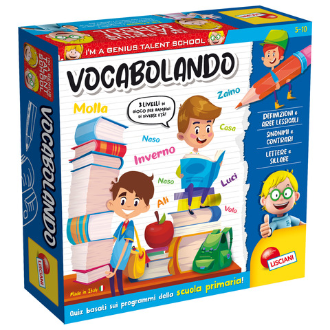 Gioco in scatola Lisciani I’m a Genius Vocabolando – 100484