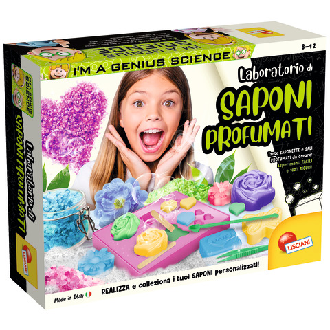 Gioco in scatola Lisciani I’m a Genius Laboratorio dei Saponi Profumati – 66896
