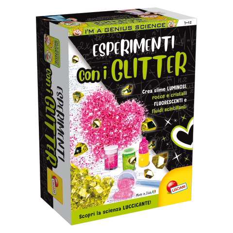Gioco in scatola Lisciani I’m a Genius Esperimenti con i Glitter – 100194