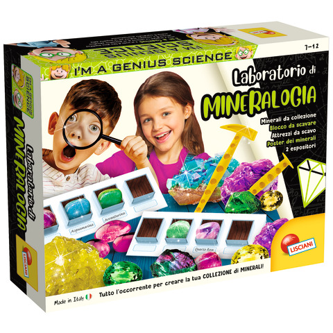 Gioco in scatola Lisciani I’m a Genius Laboratorio Mineralogia – 83923