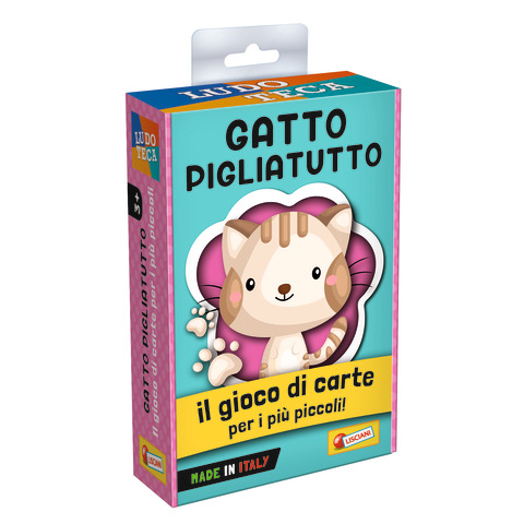 Gioco in scatola Lisciani Ludoteca Le Carte dei Bambini Gatto Pigliatutto – 85774