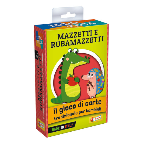 Gioco in scatola Lisciani Ludoteca Le Carte dei Bambini Mazzetti e Rubamazzetti – 85804