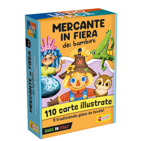 Gioco in scatola Lisciani Ludoteca Le Carte dei Bambini Mercante in Fiera – 96695