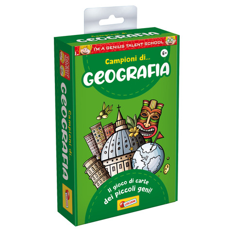 Gioco in scatola materie scolastiche I’m a Genius Geografia – 92307