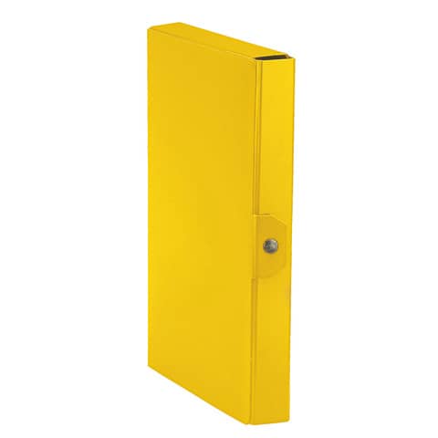 Cartella portaprogetti Esselte C84 DELSO ORDER dorso 4 cm presspan lucido giallo 25×35 cm – 390384090