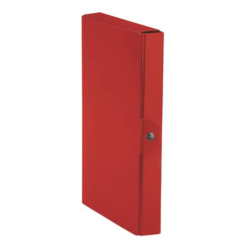 Cartella portaprogetti Esselte C84 DELSO ORDER dorso 4 cm presspan lucido rosso 25×35 cm – 390384160