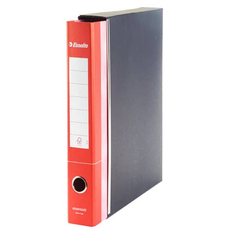 Registratore commerciale Esselte Essentials G72 23×30 cm dorso 5 cm rosso – 390772160