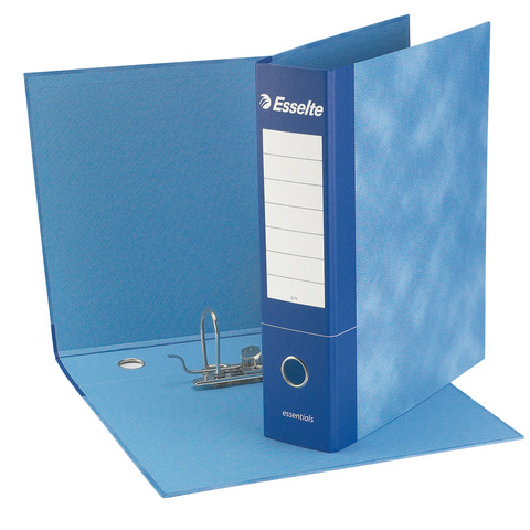 Registratore commerciale Esselte Essentials G73 23×30 cm dorso 8 cm blu – 390773050
