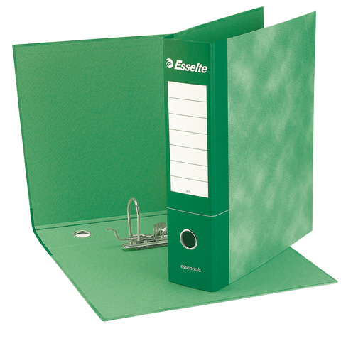 Registratore commerciale Esselte Essentials G73 23×30 cm dorso 8 cm verde – 390773180