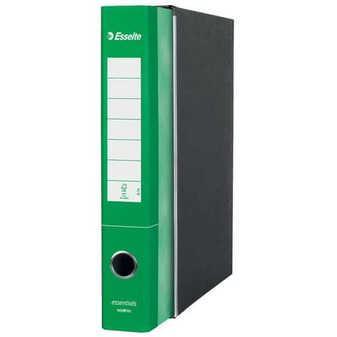 Registratore protocollo Esselte Essentials G74 23×33 cm dorso 5 cm verde – 390774180