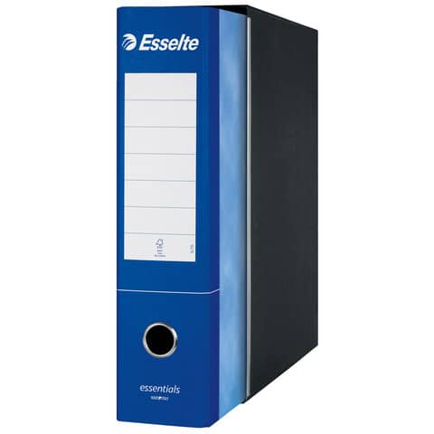 Registratore protocollo Esselte Essentials G75 23×33 cm dorso 8 cm blu – 390775050