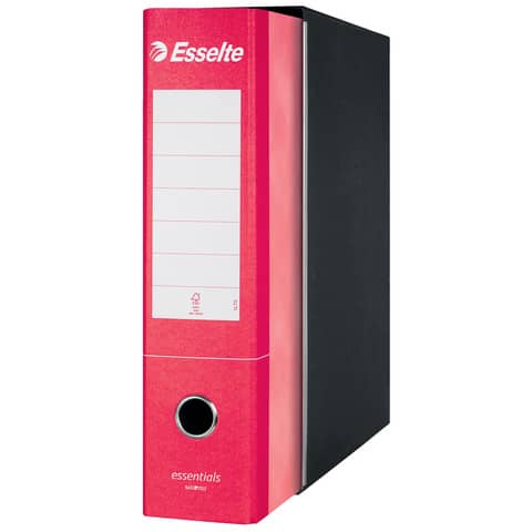 Registratore protocollo Esselte Essentials G75 23×33 cm dorso 8 cm rosso – 390775160
