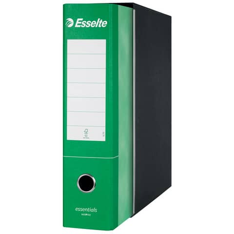 Registratore protocollo Esselte Essentials G75 23×33 cm dorso 8 cm verde – 390775180