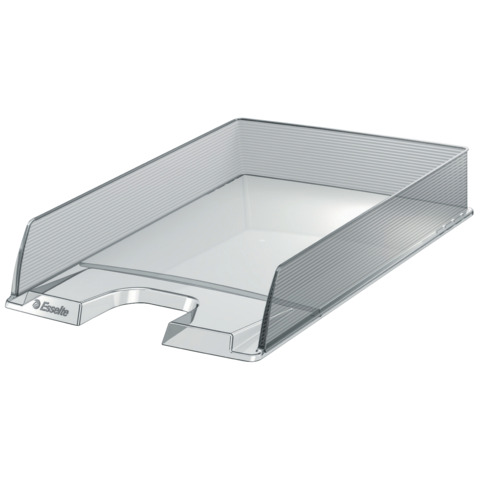 Vaschetta portacorrispondenza Esselte Essentials in polistirene 25,4×6,1×35 cm – conf. 10 pezzi trasparente – 623603