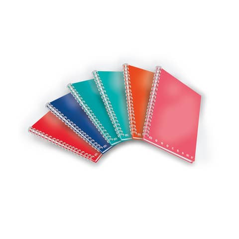 Maxi quaderno spiralato Pigna Monocromo A4 – 80 g/m² – 70 ff – 1R – colori assortiti – 0215558 1R