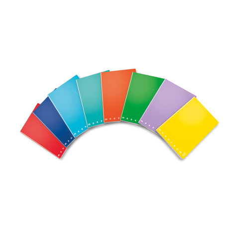 Maxi quaderno Pigna Monocromo A4 – 100 g/m² – 38 ff – Q – colori assortiti – 0229888Q