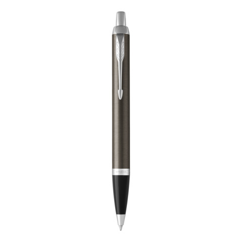 Penna a sfera Parker IM punta M inchiostro blu Parker Dark Espresso CT 1931671