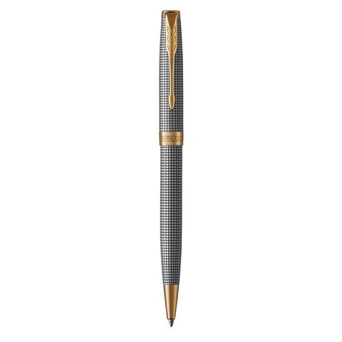 Penna a sfera Parker Sonnet punta M inchiostro nero Sterling Silver Ciselé – 1931492