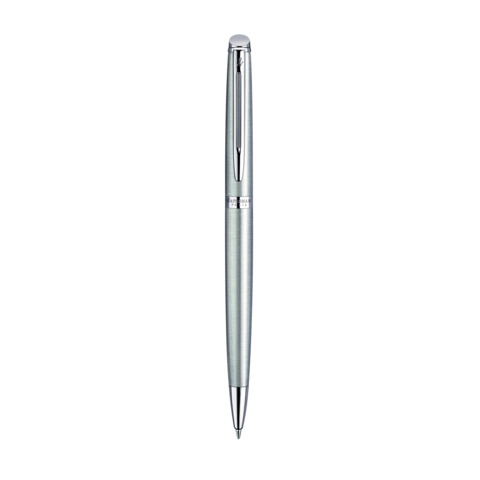 Penna a sfera Waterman Hemisphere GT inchiostro blu Waterman argento con finiture placcate in palladio – S0920470