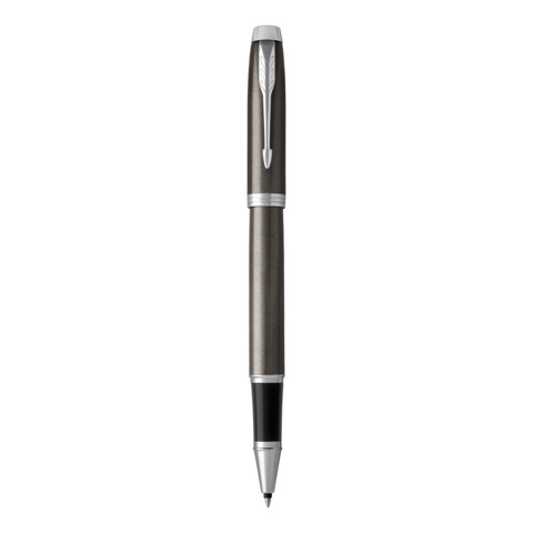 Penna roller Parker IM punta F inchiostro nero Dark Espresso CT 1931664
