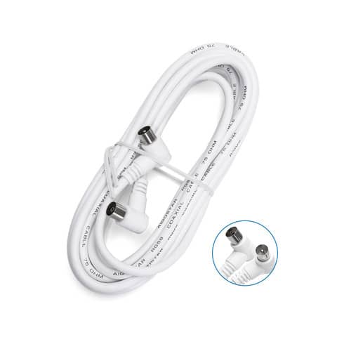 Cavo antenna TV bianco Aigostar 5 m  211349