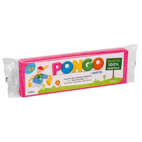 Panetto di plastilina vegetale modellabile 350 g Pongo magenta F603511
