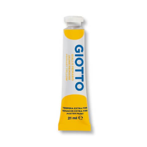 Tempera Giotto Extra ultrafine in tubetto 21 ml giallo – F35500200