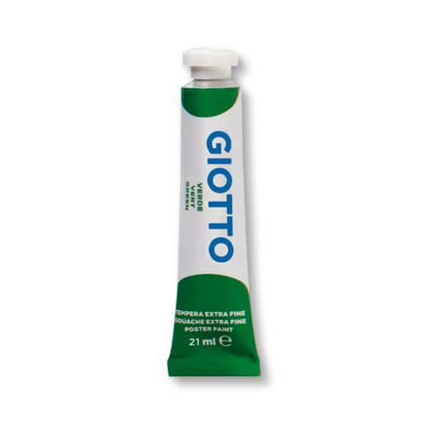 Tempera Giotto Extra ultrafine in tubetto 21 ml verde – F35501200