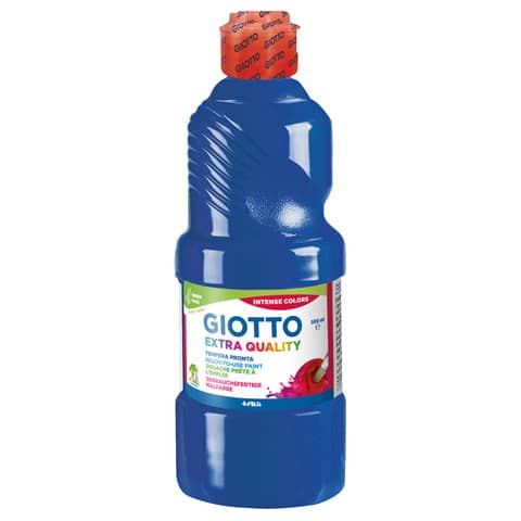 Tempera pronta Giotto Extra Quality in flacone 500 ml blu oltremare – F53281700