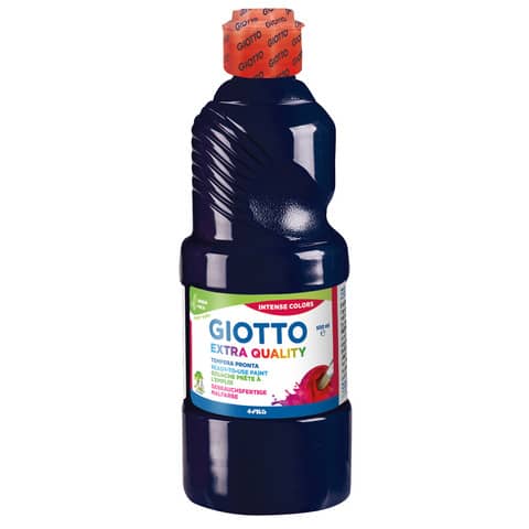 Tempera pronta Giotto Extra Quality in flacone 500 ml nero – F53282400