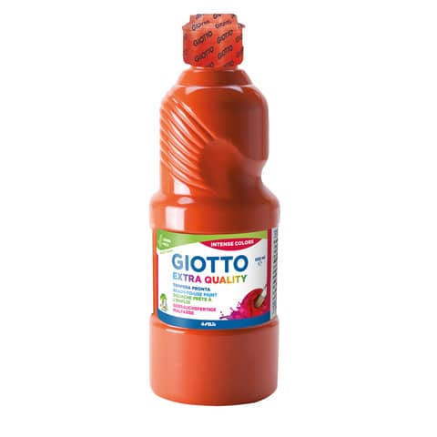 Tempera pronta Giotto Extra Quality in flacone 500 ml rosso scarlatto – F532808