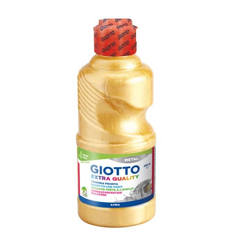 Tempera pronta Giotto metal in flacone 250 ml oro metallizzato – F53140100