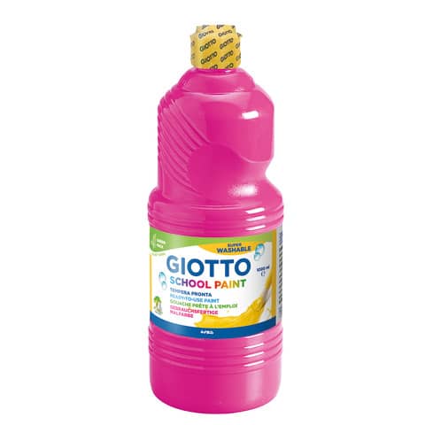 Tempera pronta Giotto School Paint in flacone 1 L magenta – F535510