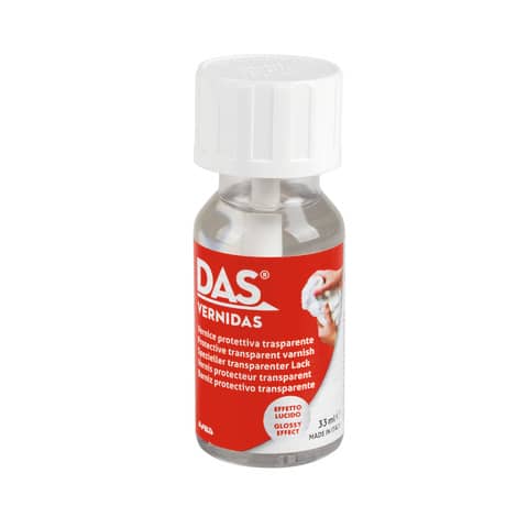 Vernice vetrificante DAS trasparente e protettiva con effetto lucido 33 ml F501200