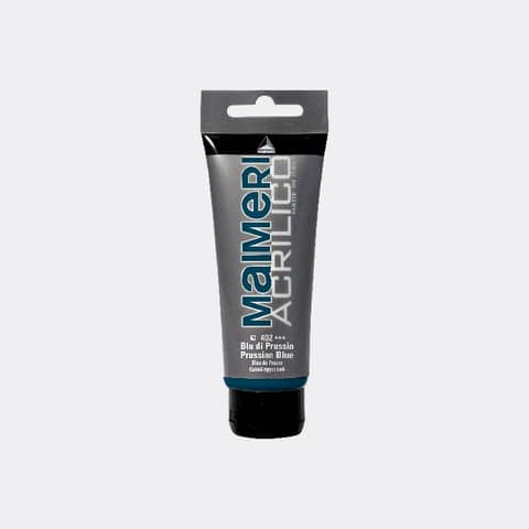 Colore acrilico Maimeri in tubetto 75 ml blu di Prussia – M0916402