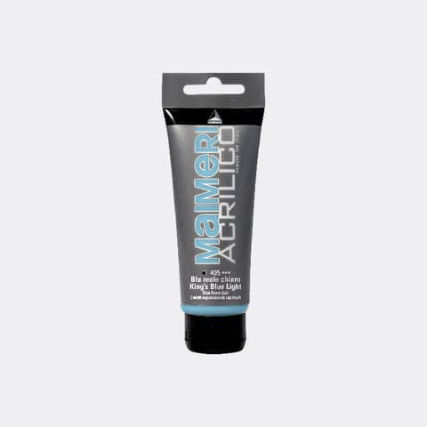 Colore acrilico Maimeri in tubetto 75 ml blu reale chiaro – M0916405
