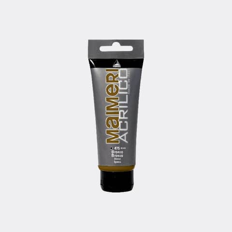 Colore acrilico Maimeri in tubetto 75 ml bronzo – M0916475