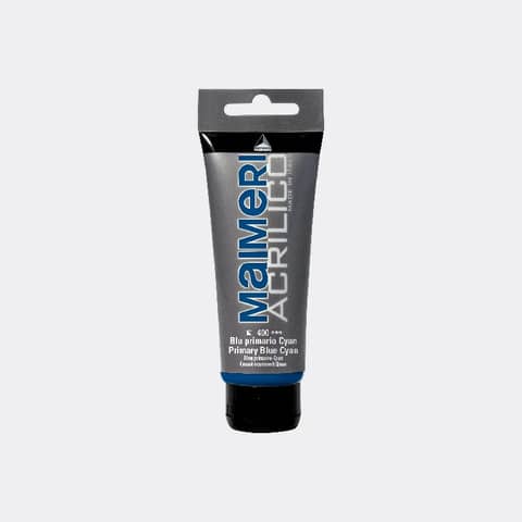 Colore acrilico Maimeri in tubetto 75 ml ciano – M0916400