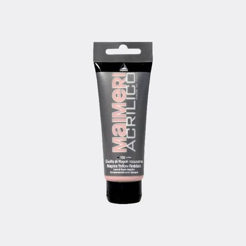 Colore acrilico Maimeri in tubetto 75 ml giallo di Napoli rossastro – M0916106