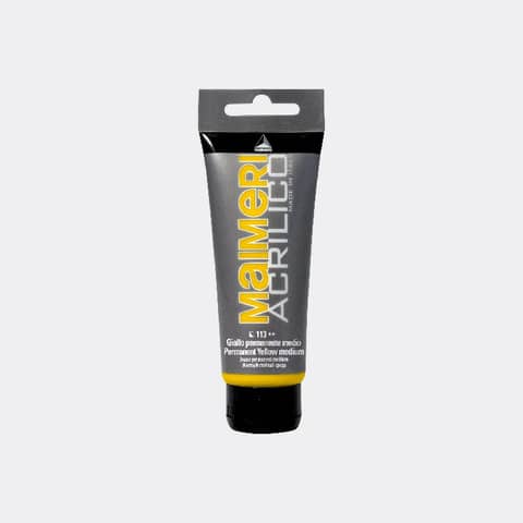 Colore acrilico Maimeri in tubetto 75 ml giallo permanente medio – M0916113