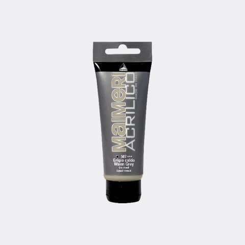 Colore acrilico Maimeri in tubetto 75 ml grigio caldo – M0916507
