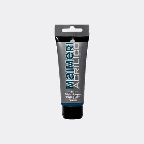 Colore acrilico Maimeri in tubetto 75 ml grigio di Payne – M0916514