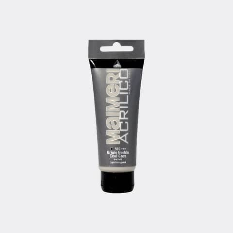 Colore acrilico Maimeri in tubetto 75 ml grigio freddo – M0916510