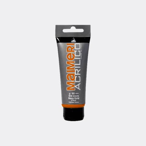 Colore acrilico Maimeri in tubetto 75 ml ocra scuro – M0916151