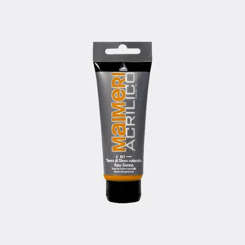 Colore acrilico Maimeri in tubetto 75 ml terra di Siena naturale – M0916161