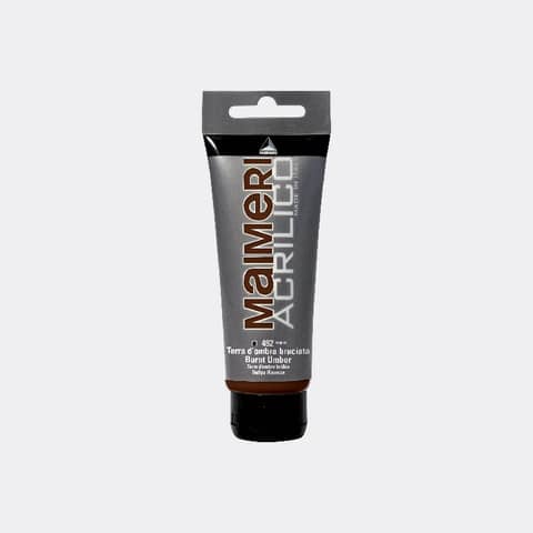 Colore acrilico Maimeri in tubetto 75 ml terra d’ombra bruciata – M0916492