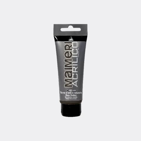 Colore acrilico Maimeri in tubetto 75 ml terra d’ombra naturale – M0916493