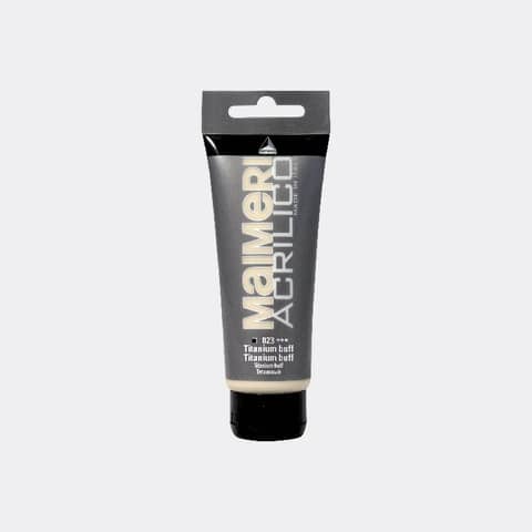 Colore acrilico Maimeri in tubetto 75 ml titanium buff – M0916023